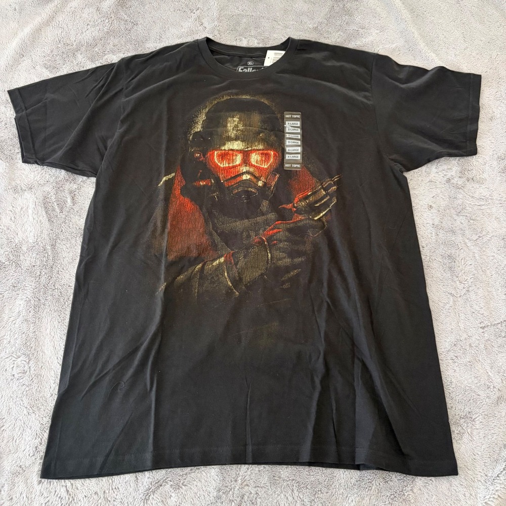NWT Fallout New Vegas NCR Ranger Graphic T-Shirt Mens XL Black Ripple Junction
